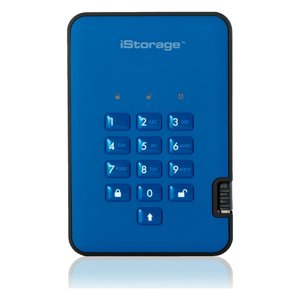IStorage - diskAshur2 SSD 256-bit 128GB - bleu