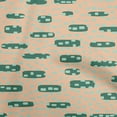 thumbnail image 1 of oneOone Cotton Poplin Brown Fabric Geometric Rounded Rectangle Dress Material Fabric Print Fabric By The Yard 56 Inch Wide, 1 of 4