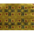 thumbnail image 4 of oneOone Georgette Viscose Tissu Check & Triangle Ikat Tissu à Coudre Imprimé BTY 42 Pouces de Large, 4 of 4