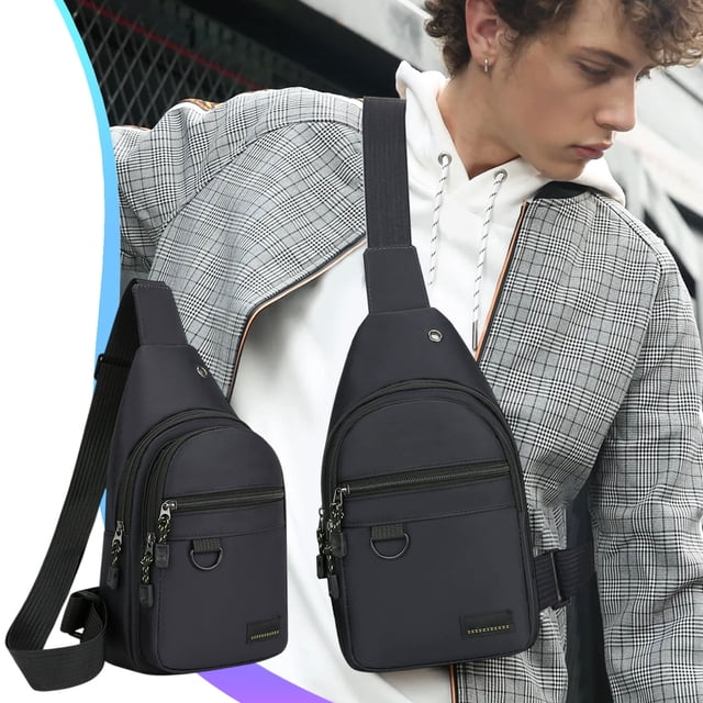 Sac Bandoulière de Voyage, Design Léger et Polyvalent, Tissu Anti-Vol + Résistant à l'Eau, Moderne et Élégant, pour Voyage/leisure, Utilitaire Multi-Compartiments, Daypack, Hzhnb