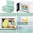 thumbnail image 2 of Boite a Lunch Bento Pour Adulte et Enfant. 3 Compartiments avec ustensile, 2 of 4