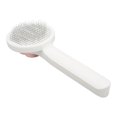 thumbnail image 2 of Cat Slicker Brush, Ergonomic Handle Pets Comb Brush Tool One Button Self  Easy To   For Home For Cats Pink, 2 of 8