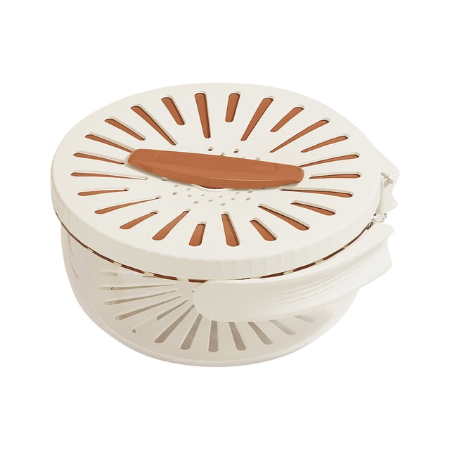 Leachable Fruit Box Household Vegetable Basket Refrigerator Fresh-keeping Box Outdoor Picnic Multifunctional Fruit And Vegetable Large Capacity Storage Box/ Home Essentials
