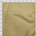 thumbnail image 4 of oneOone Cotton Silk Yellow Fabric Text Sewing Material Print Fabric By The Yard 42 Inch Wide, 4 of 5