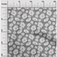 thumbnail image 2 of oneOone Cotton Flex Gray Fabric Floral Sewing Craft Projects Fabric Prints By Yard 40 Inch Wide, 2 of 4
