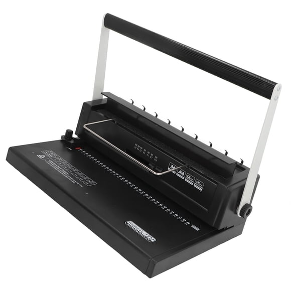 Binding Machine, Binding Machine Spiral Coil Binder Punching 12 Sheets 80g for A4 A5
