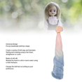 thumbnail image 3 of 30cm Pink Blue Gradient Long Hair Doll Wig Soft Silk Material, Support Styling and Restyling, Head Skin Showing Treatment, 3 of 7