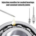 thumbnail image 2 of 6pcs Grease Needle Nozzle Kit, Steel Grease Nozzle Needle Dispenser Grease Injector Needle Grease Adapter Fitting Tool, 2 of 4