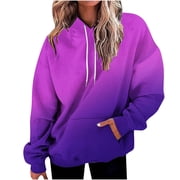 Women Fashion Solid Hooded Drawstring With Pocket Sweatshirt Hoodie Hoodie Sweater Dresses for Women Long Hoodie Sweatshirts for Women Winter Hoodies for Women Hoodie Women Long Sweatshirt Jacket