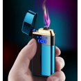 thumbnail image 4 of Double Arc Electric Lighter Smart Fingerprint Sensor Lighter Flameless Windproof Lighter USB Rechargeable Fashion Lighter Best Gift for You (Blue), 4 of 4
