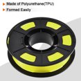 thumbnail image 4 of Unique Bargains 3D Printer Filament 1.75mm TPU Filament Dimensional Accuracy +/- 0.05mm Yellow, 4 of 7
