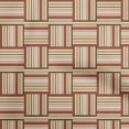 thumbnail image 1 of oneOone Velvet Brown Fabric Geometric Sewing Craft Projects Fabric Prints By Yard 58 Inch Wide, 1 of 5
