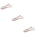 thumbnail image 2 of Transemion Eyeglass Strap Non- for Slip Stretchy Universal Rope Eyewear Sports Retainer Dark Brown 26.77 Inch 3Set, 2 of 6