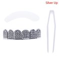 thumbnail image 1 of 6 Teeth Grillz Hip Hop Joker  Top Bottom Teeth Caps Grillz Party Jewelry, 1 of 6