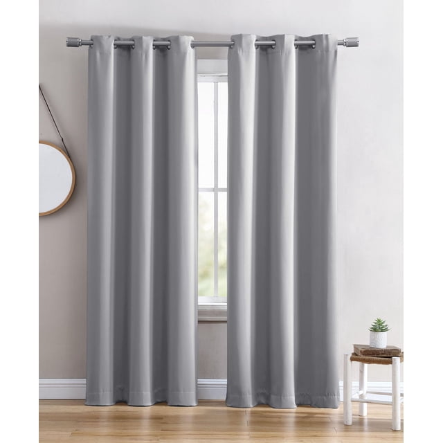 Solid Blackout Grommet Window Panel