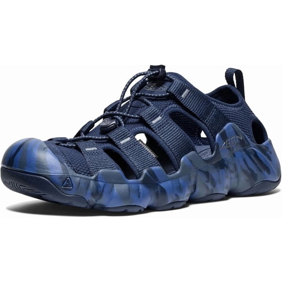 KEEN Men's Newport H2 Naval Academy/Swirl Toe Breathable Easy On Comfortable Hiking Sports Shoes
