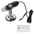 thumbnail image 2 of 8 LED Digital Microscope, 50x-1600x 15-40mm/0.6-1.6in Adjustable 3 In 1 Microscope Black Portable  For, 2 of 8