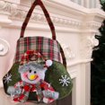 thumbnail image 2 of SIfdSeng Reusable Snack Containers 2 Compartments Nonwoven Cartoon Christmas Candy Bag Gift Bag Christmas Tote Bag Bag Clear Plastic Bins with Lids Snack Containers with Lids, 2 of 4