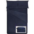 thumbnail image 3 of ViscoLogic Series Egyptian Comfort - Silky Smooth Lightweight Bedsheet Set - Brushed Micro - Deep Pocket - Navy (Full), 3 of 3
