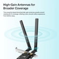 thumbnail image 3 of TP-Link Archer TX20E AX1800 Adaptateur Express Double Bande Wi-Fi 6 Bluetooth 5.2 PCI, 3 of 5