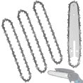 thumbnail image 3 of EIGTHTAIL 5Pcs Mini Chainsaw Chain with Replacement Saw Chain Bar 4/6inch Metal Guide Saw Chain Wear-Resistant Woodworking, 3 of 11