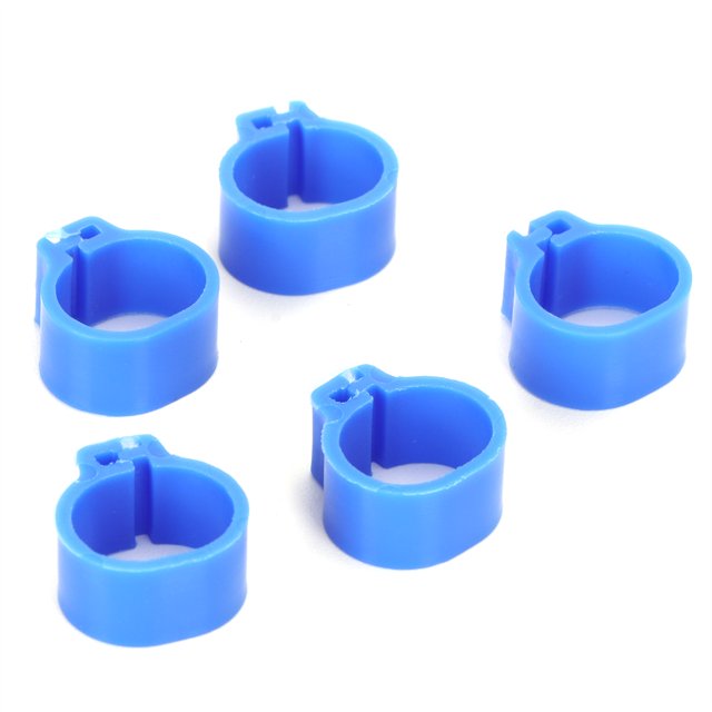 Rdeghly 200Pcs 10mm Pigeons No Word Leg Poultry Foot Clip Identification