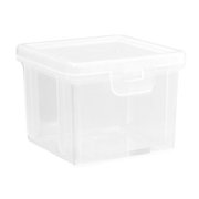 Bigersell Food Storage Containers with Lids Plastic Sale Airtight Food Storage Containers for Fridge Rectangular Shape Food Grade Fruit Storage Containers for Fridge Plastic Food Containers