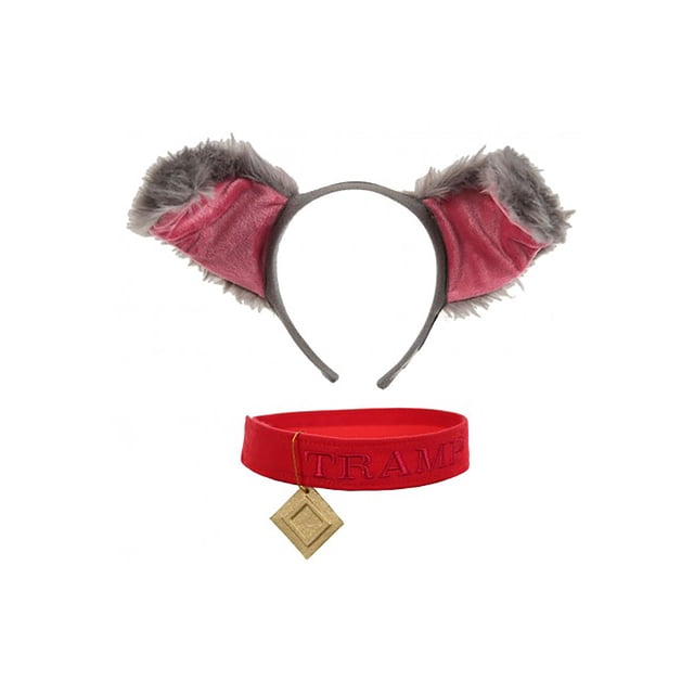 Lady & the Tramp Trousse de Serre-Tête et de Collier Tramp