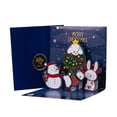 thumbnail image 2 of TIELUTT 3D Stereo Greeting Card Christmas Message Card Holiday Card Cards & Stock Blank Valentines Day Cards with Envelopes Large Holiday Greeting Paper 4x6 Note Cards, 2 of 4