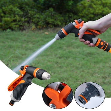 LSLJS Garden Hose Nozzle, Heavy Duty Hose Nozzle with Adjust Watering Patterns, Multifunctional High Pressure Hose Nozzle Sprayer for Home, Watering Lawns and Garden, Garden Sprinklers