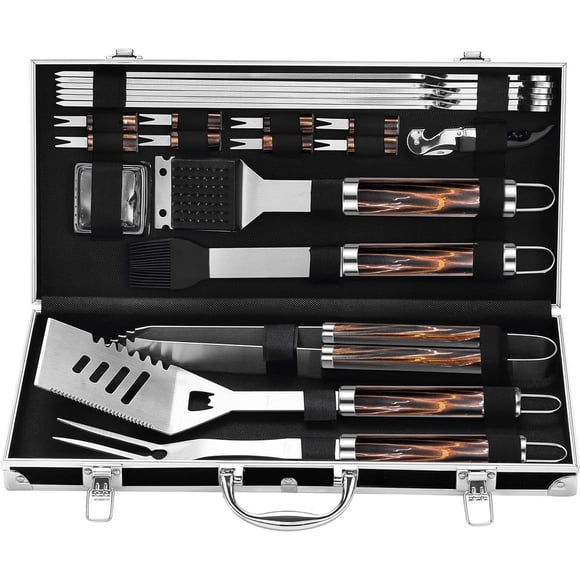 BBQ Accessories Grill Tools Set 22PCS Stainless Steel Barbecue Grill Accessories