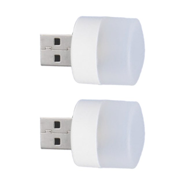 maskred USB Plug Lamp 6500K 3000K Table Computer Charging LED Reading Light