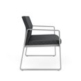 thumbnail image 4 of Gansett Reception Waiting Room Healthcare Loveseat / Silver Steel / Dark Gray, 4 of 5