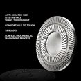thumbnail image 4 of Bald Head Shavers, Professional  Electric , Multi Functional Portable Beard  Trimmer, 925 Holes Dense Convolution Type Radial Mesh, Anti Allergic, Black, 4 of 8