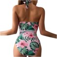 thumbnail image 4 of Birdeem Maillot de Bain Femme Aguichant Uni Taille Haute, 4 of 5