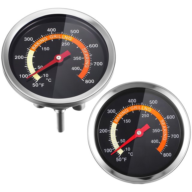 2 Pcs Grill Thermometers Bbq Thermometer For Grill Baking Oven Thermometer Stainless Steel Thermometer For Kitchen