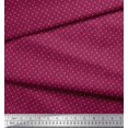 thumbnail image 3 of Soimoi Rayon Fabric Dot & Heart Small Printed Fabric 1 Yard 42 Inch Wide, 3 of 3