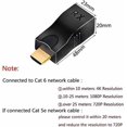 thumbnail image 3 of KSRplayer 2 Pcs Répéteur HDMI, HDMI vers RJ45 Prolongateur de Câble Réseau par Chat 5e / 6 1080p jusqu'à 30 m Prolongateur Répéteur pour HDTV HDPC PS4 STB 4K 2K, 3 of 9