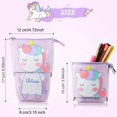 thumbnail image 4 of Cute Pencil Case, [Upgraded Version] OLIYuMi Telescopic Pencil Pouch Stand Up Pencil Case Cartoon Pencil Storage Box, 4 of 5