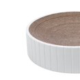 thumbnail image 4 of Milaget Grattoir Rond pour Chat Lit 31Cmx31Cmx6cm Protection de Meubles Planche à Griffer Blanche, 4 of 9