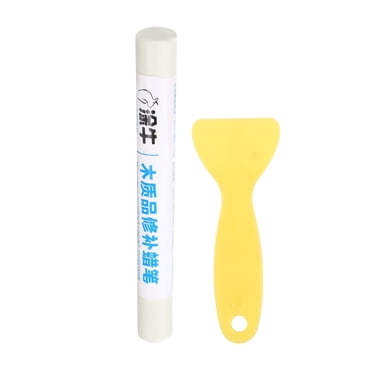 Uxcell Wood Filler Sticks Wood Furniture Scratch Repair Touch Up, Pure White