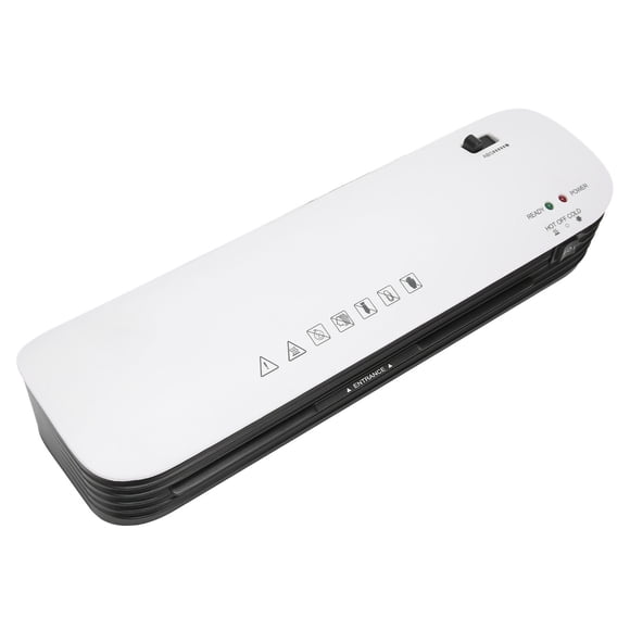 260W 9in Hot Cold Laminator for  with ABS Anti Jam System, Thermal Laminating Machine with Paper Trimmer and Corner Rounder for School Office