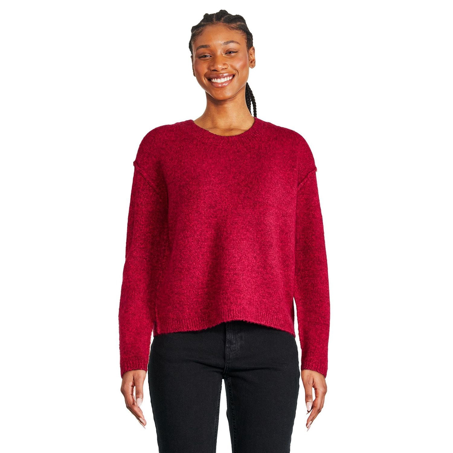 George Women's Mossy Crew Neckline Sweater