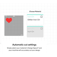 thumbnail image 2 of Cricut® Glitter Iron-On, Black, 2 of 4