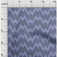 thumbnail image 1 of oneOone Georgette Viscose Fabric Chevron Ikat Print Sewing Fabric BTY 42 Inch Wide, 1 of 4