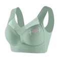 thumbnail image 4 of fheaev Seamless Mesh Lace Bras for Women No Underwire Wireless Bras with Support And Lift Full Coverage Deep V Bralettes Everyday Bra, 4 of 8