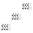 thumbnail image 1 of Ruiboury 6piece Wide Application Alloy Window Lock - Easy Installation For Home And Office Safety Lock Window Black 60*25*25mm 3Set, 1 of 6