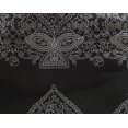 thumbnail image 4 of oneOone Georgette Viscose Fabric Leaves & Floral Block Print Fabric BTY 42 Inch Wide, 4 of 4