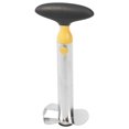 thumbnail image 4 of Goodcook Touch Stainless Steel Pineapple Slicer, handheld, black yellow and silver, 4 of 4