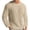 Kaki, variante sur AherBiu Chandails à Manches Longues pour Hommes Grande Taille Col Ras du Cou Légers Coupe Décontractée Chandail Tricoté Ajusté T-Shirt Décontracté Léger